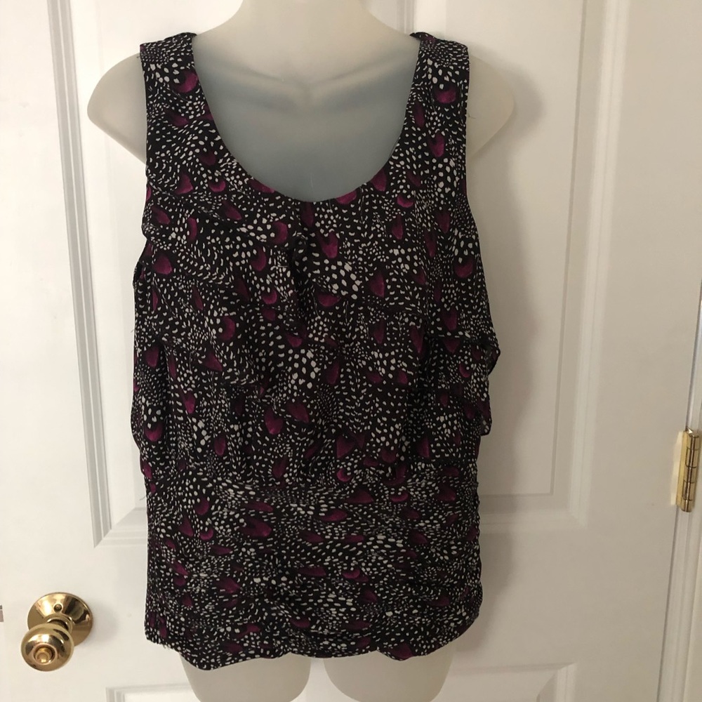 White House/Black Market layered tank top.
